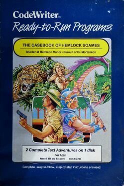Casebook of Hemlock Soames, The (CodeWriter) (Atari 400/800)
