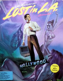 Les Manley in: Lost in L.A. (Accolade) (IBM PC) (Contains Making Of, UK Release Parts, Poster)