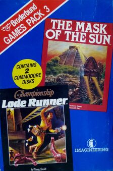 Mask of the Sun and Championship Lode Runner (Imagineering) (C64)