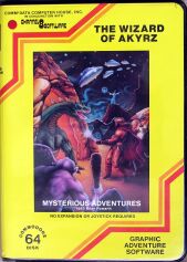 Mysterious Adventures 8: The Wizard of Akyrz (C64) (missing manual, disk)