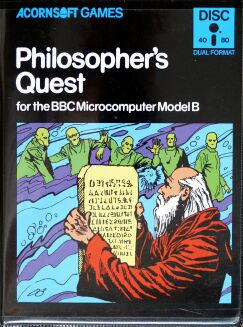 Philosopher's Quest (BBC Model B) (Disk Version) (missing hints envelope) (Contains Hint Book)