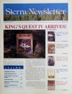 Sierra Newsletter Winter 1988 (volume 1, number 4)