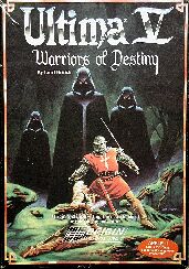 Ultima V: Warriors of Destiny (Apple II) (Contains Clue Book, Clue Book (B & W cover), T-Shirt, Official Completion Certificate, Title Artwork)