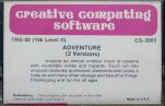 Adventure (2 Versions) (Creative Computing Software) (TRS-80)