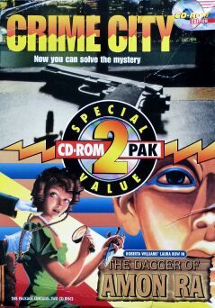 Crime City & The Dagger of Amon Ra (GT Interactive) (IBM PC)