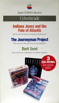 Cyberarcade (Indiana Jones and the Fate of Atlantis, The Journeyman Project, Dark Seed) (Apple) (Macintosh)