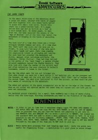 Dark Tower, The (River Software) (ZX Spectrum) (Contains Hint Sheet)
