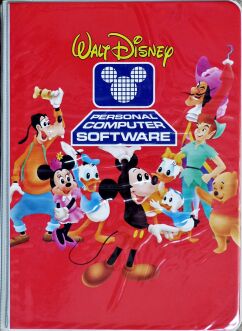 Mickey's Space Adventure (Walt Disney Personal Computer Software) (Apple II) (Teacher's Version) (missing poster, comic)