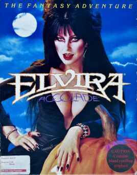Elvira (Accolade) (IBM PC) (UK Version) (Contains Personalized Note, Clue Book)