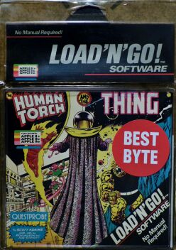 Questprobe: Human Torch and the Thing (Load 'n' Go!) (Apple II)