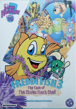 Freddi Fish 3: The Case of the Stolen Conch Shell (Humongous Entertainment) (IBM PC) (missing manual)