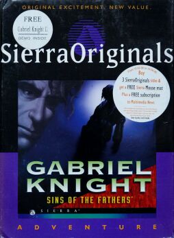 Gabriel Knight: Sins of the Fathers (SierraOriginals) (IBM PC) (Contains Hint Book)