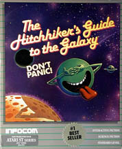 Hitchhiker's Guide to the Galaxy (Atari ST) (Contains InvisiClues Hint Book, T-Shirt)