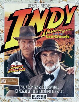Indiana Jones and the Last Crusade (Amiga) (Contains Hint Book, Tony Severa's Hintdisk & Gaming Aids)
