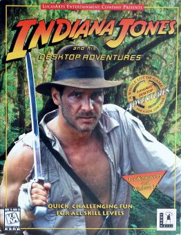Indiana Jones and his Desktop Adventures (Boxed) (IBM PC)