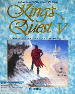 King's Quest V: Absence Makes the Heart Go Yonder! (IBM PC) (Disk Version) (Contains Hint Book)