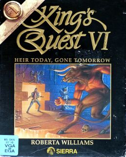 King's Quest VI: Heir Today, Gone Tomorrow (Black) (IBM PC) (missing manual, radio station list)