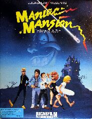 Maniac Mansion (IBM PC) (Contains Hint Book)