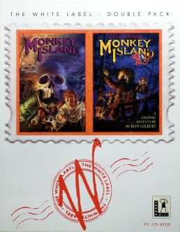 Secret of Monkey Island, The and Monkey Island 2: LeChuck's Revenge (White Label) (IBM PC)