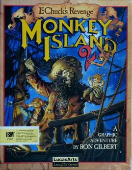 Monkey Island 2: LeChuck's Revenge (IBM PC) (missing codewheel)