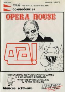 Opera House and Qa! (Bignose Software) (Atari 400/800/C64)
