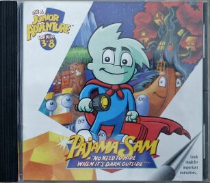 Pajama Sam in No Need to Hide when it's Dark Outside (Humongous Entertainment) (IBM PC) (missing box)