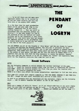 Pendant of Logryn, The