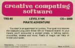 Adventure 2: Pirate Adventure (Creative Computing Software) (TRS-80) (missing manual)