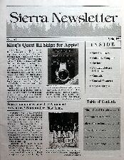 Sierra Newsletter Spring 1988 (volume 3)