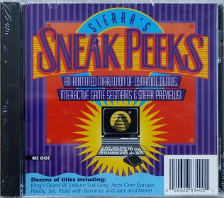 Sierra's Sneak Peeks (IBM PC)