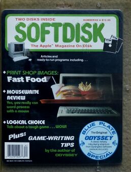 Softdisk #62 (including Odyssey: The Compleat Apventure) (Softdisk) (Apple II)
