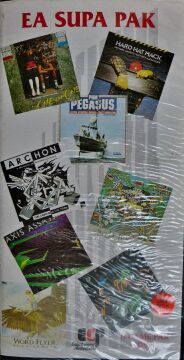 EA Supa Pak (Archon, Hard Hat Mack, Worms?, D-BUG, Axis Assassin, Word Flyer, One-on-One, PHM Pegasus) (ECP) (C64) (disk Version)
