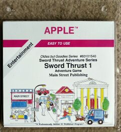 SwordThrust 1: The King's Testing Ground (Main Street Publishing) (Apple II)
