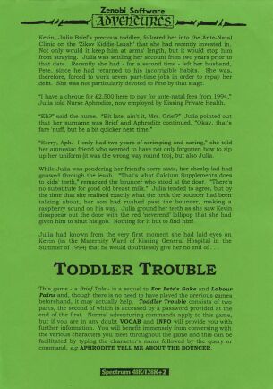 Toddler Trouble