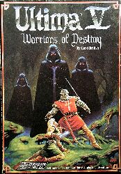 Ultima V: Warriors of Destiny (Alternate Box) (C64) (missing coin, disks)