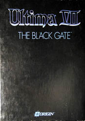 Ultima VII: The Black Gate (IBM PC) (Contains Alternate Map, Clue Book, Clue Book Cover Slide)