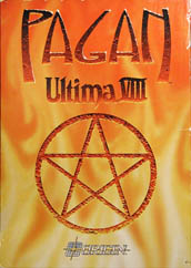 Ultima VIII: Pagan (Pentagram Box) (IBM PC) (Contains Ultimate Strategy Guide, Clue Book)