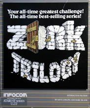 Zork Trilogy (Atari ST) (Contains InvisiClues Hint Book)